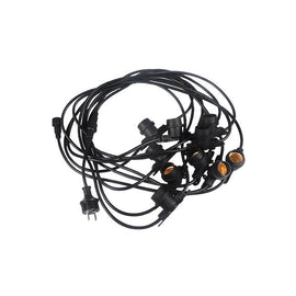 Spuldžu virtene 10m 20x E27, komplektā ar 1W 2700K filament spuldzēm