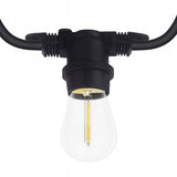 Spuldžu virtene 15m 15x E27, komplektā ar 1W 2700K filament spuldzēm